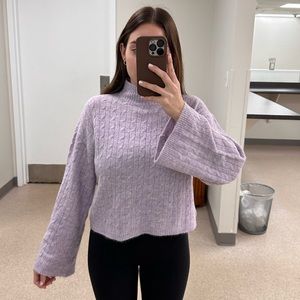 Jessica Simpson Small Purple Turtleneck Sweater